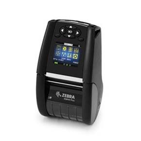 Zebra ZQ610 Plus 2"/48mm DT Printer; English/Latin fonts, Dual 802.11AC / BT4.x, Linerless platen, 1.375" core, Group E, Shoulder strap, Belt clip