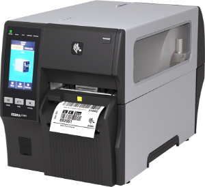 Zebra ZT411 DT Printer; 4", 600 dpi, Euro and UK Cords, Serial, USB, 10/100 Ethernet, Bluetooth 4.1/MFi, USB Host, Linerless EZPL